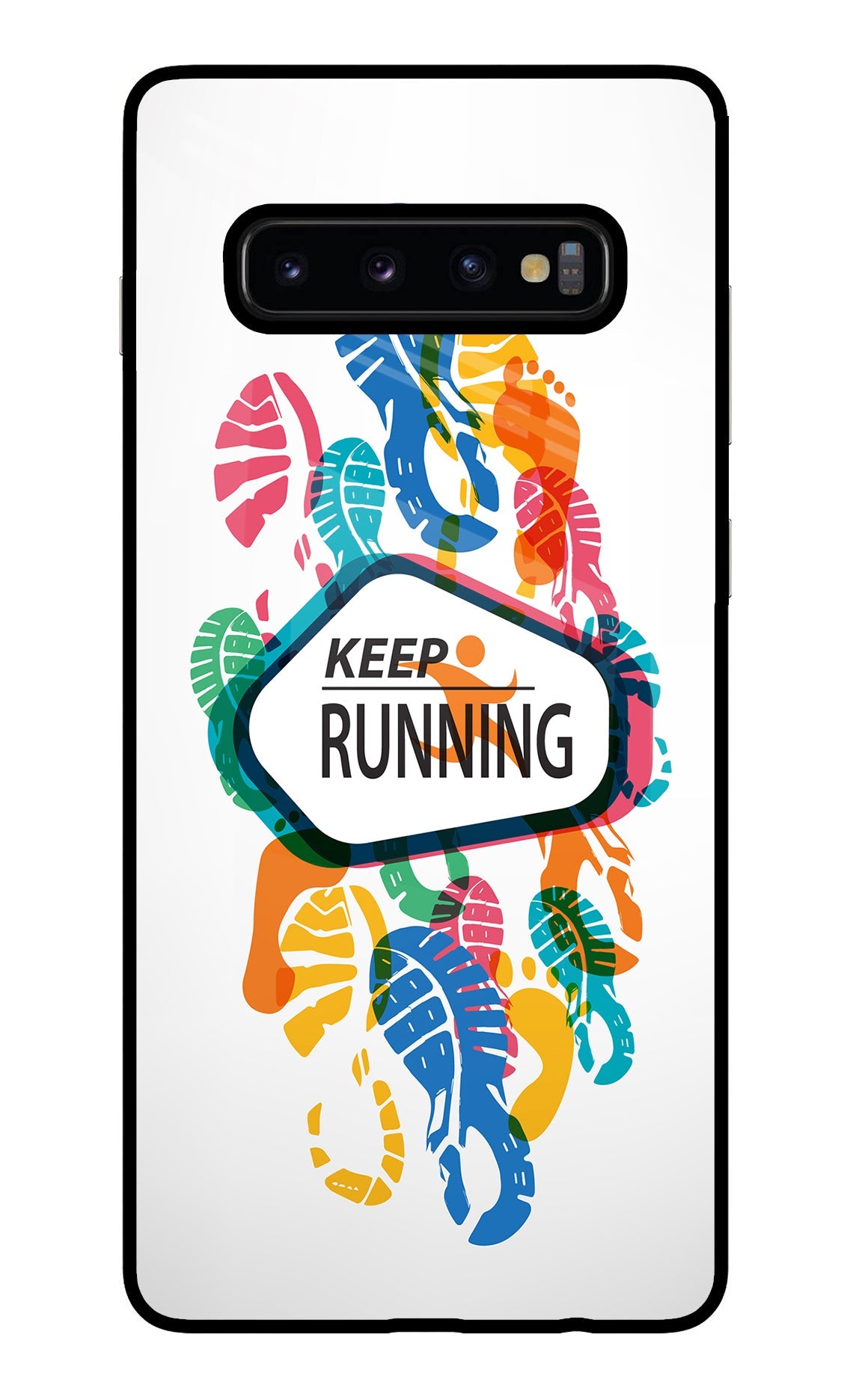 Keep Running Samsung S10 Plus Back Cover