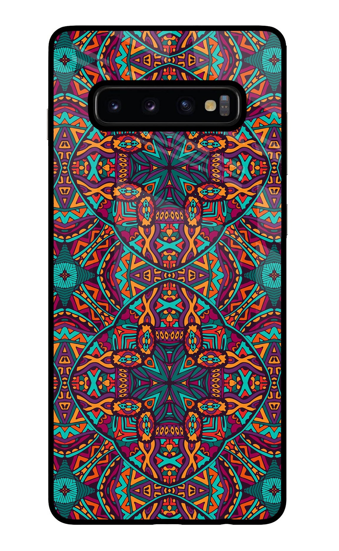 Colour Mandala Samsung S10 Plus Glass Case