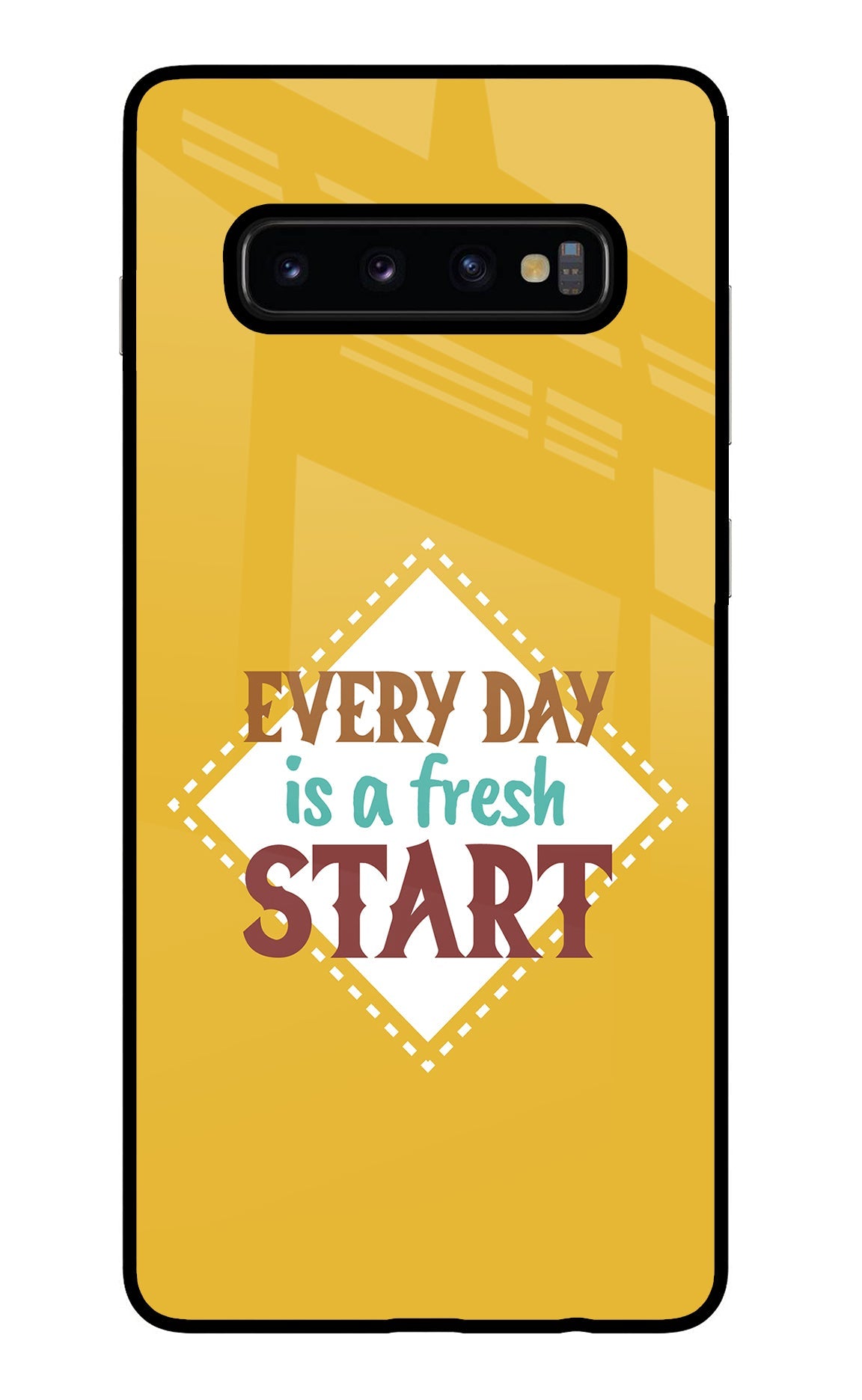 Every day is a Fresh Start Samsung S10 Plus Back Cover