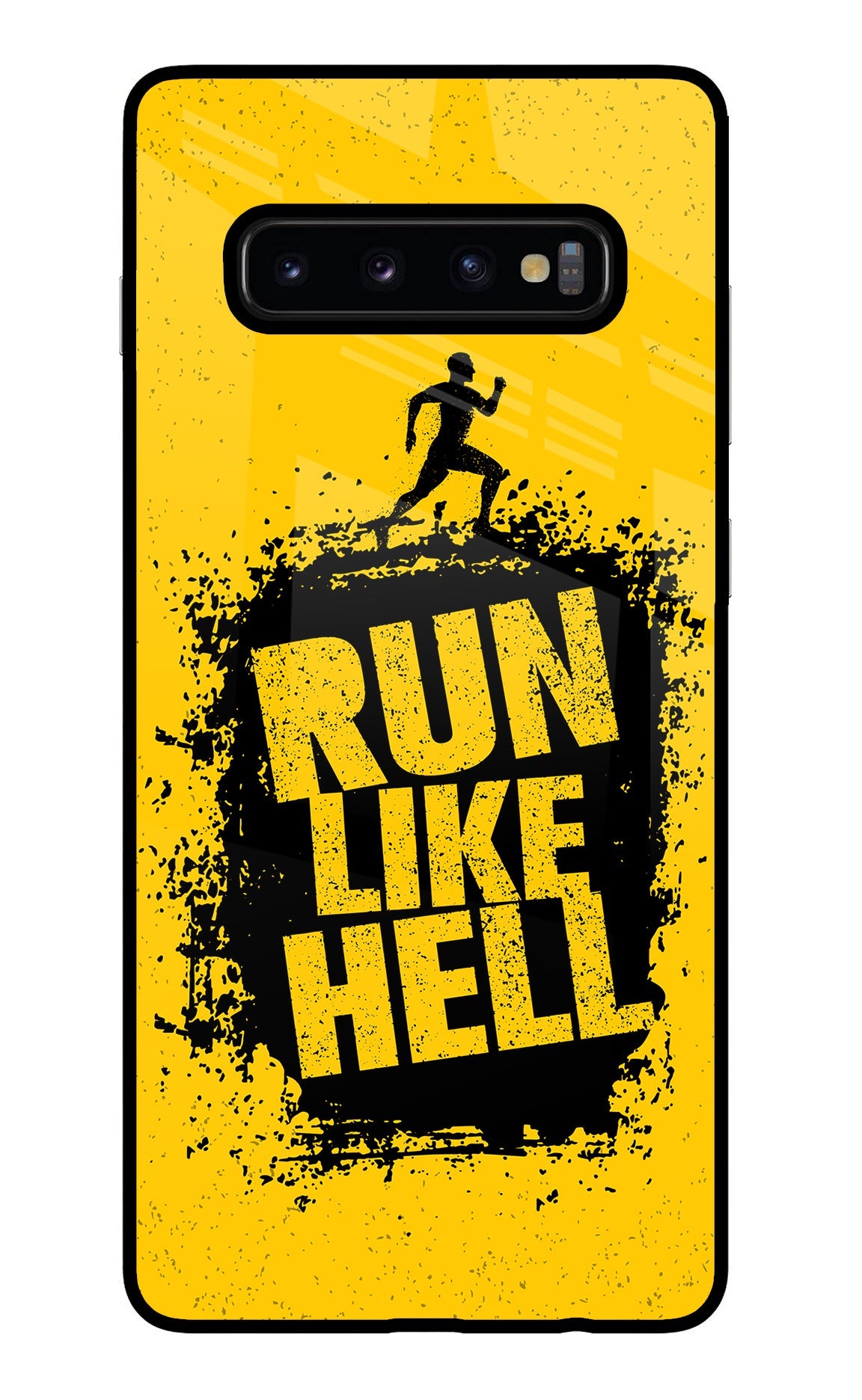 Run Like Hell Samsung S10 Plus Back Cover