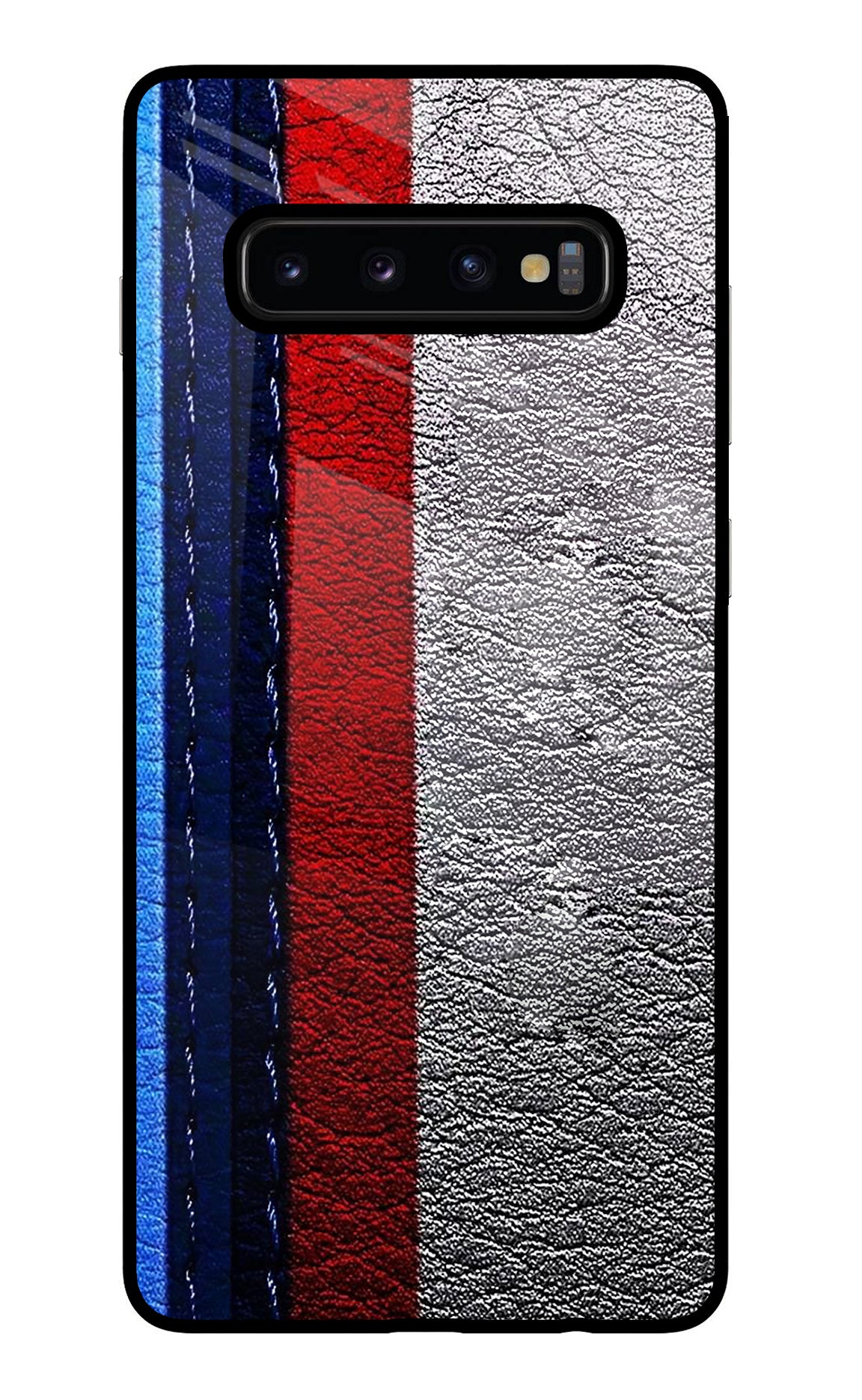 BMW Stripes Samsung S10 Plus Glass Case