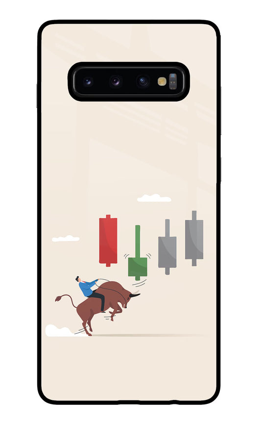 Bull Trading Momentum Samsung S10 Plus Glass Case