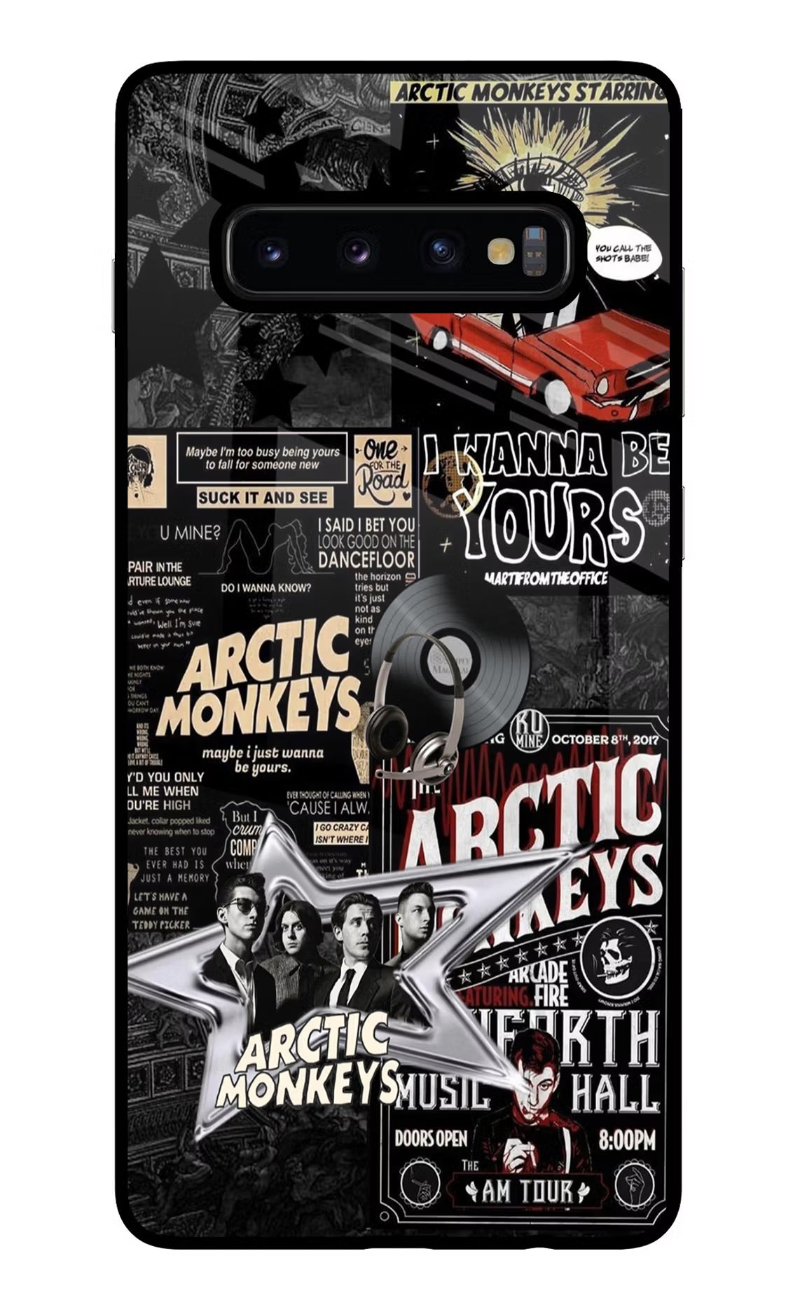 Arctic Monkeys Samsung S10 Plus Glass Case Back Cover by Casekaro