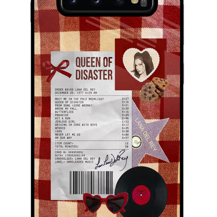 Queen of Disaster Samsung S10 Plus Glass Case