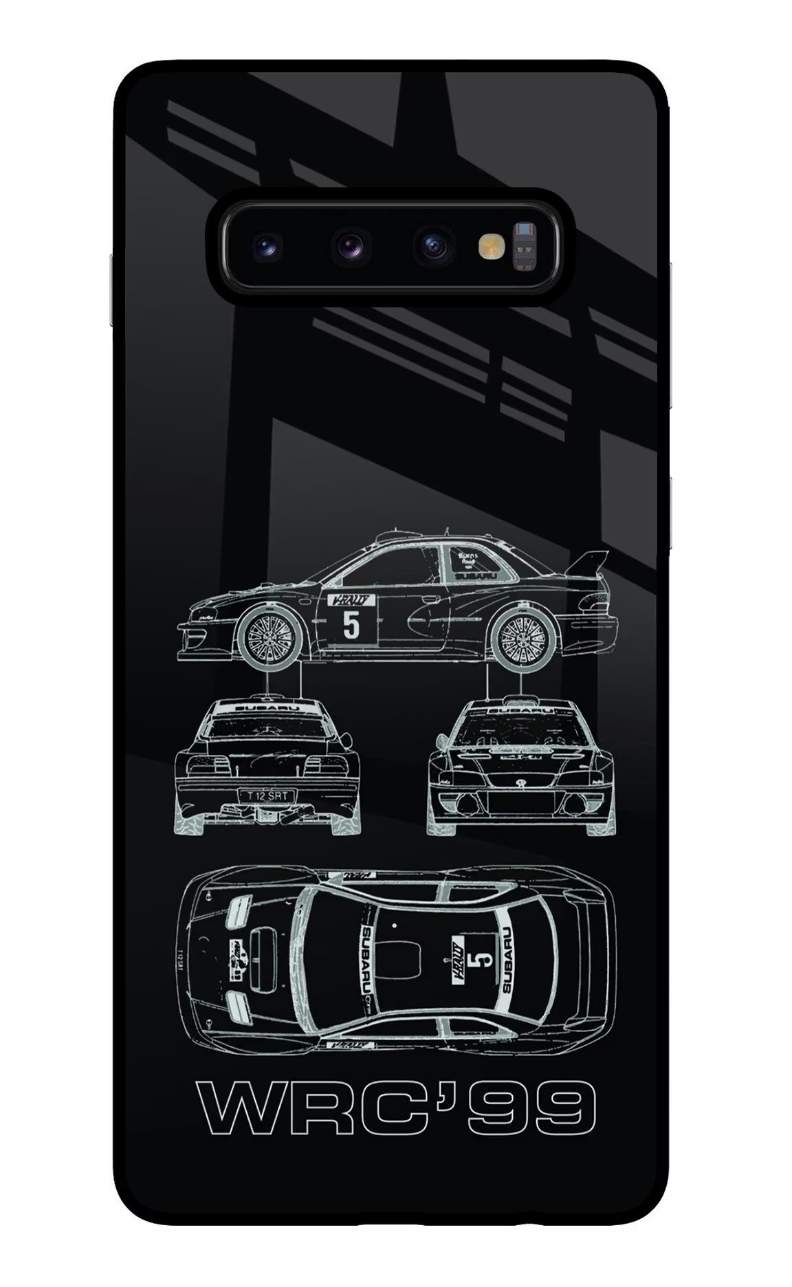WRC'99 Samsung S10 Plus Glass Case