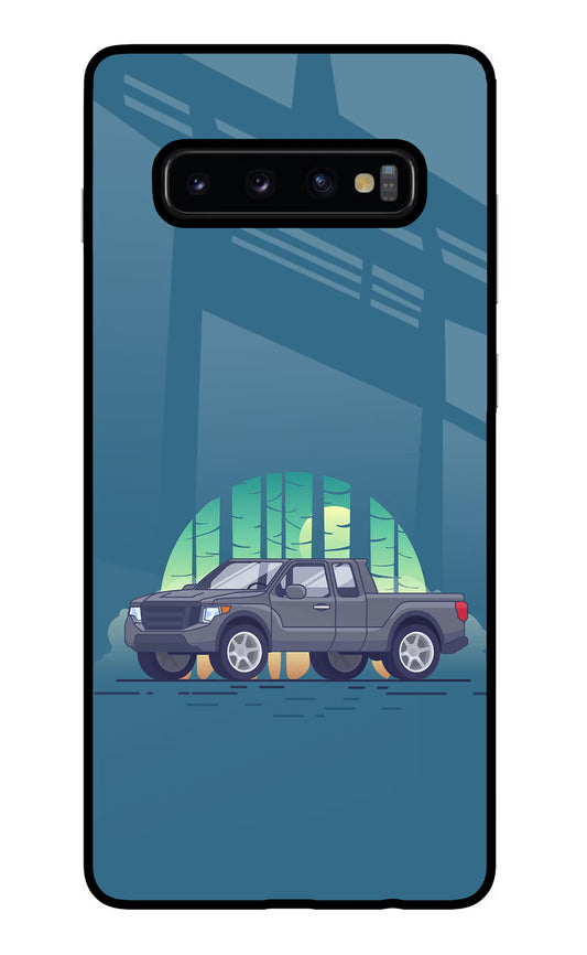 Retro Garage Vibe Samsung S10 Plus Glass Case