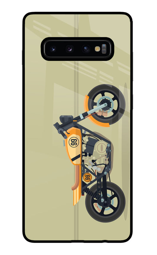 Vertical Speedster Samsung S10 Plus Glass Case