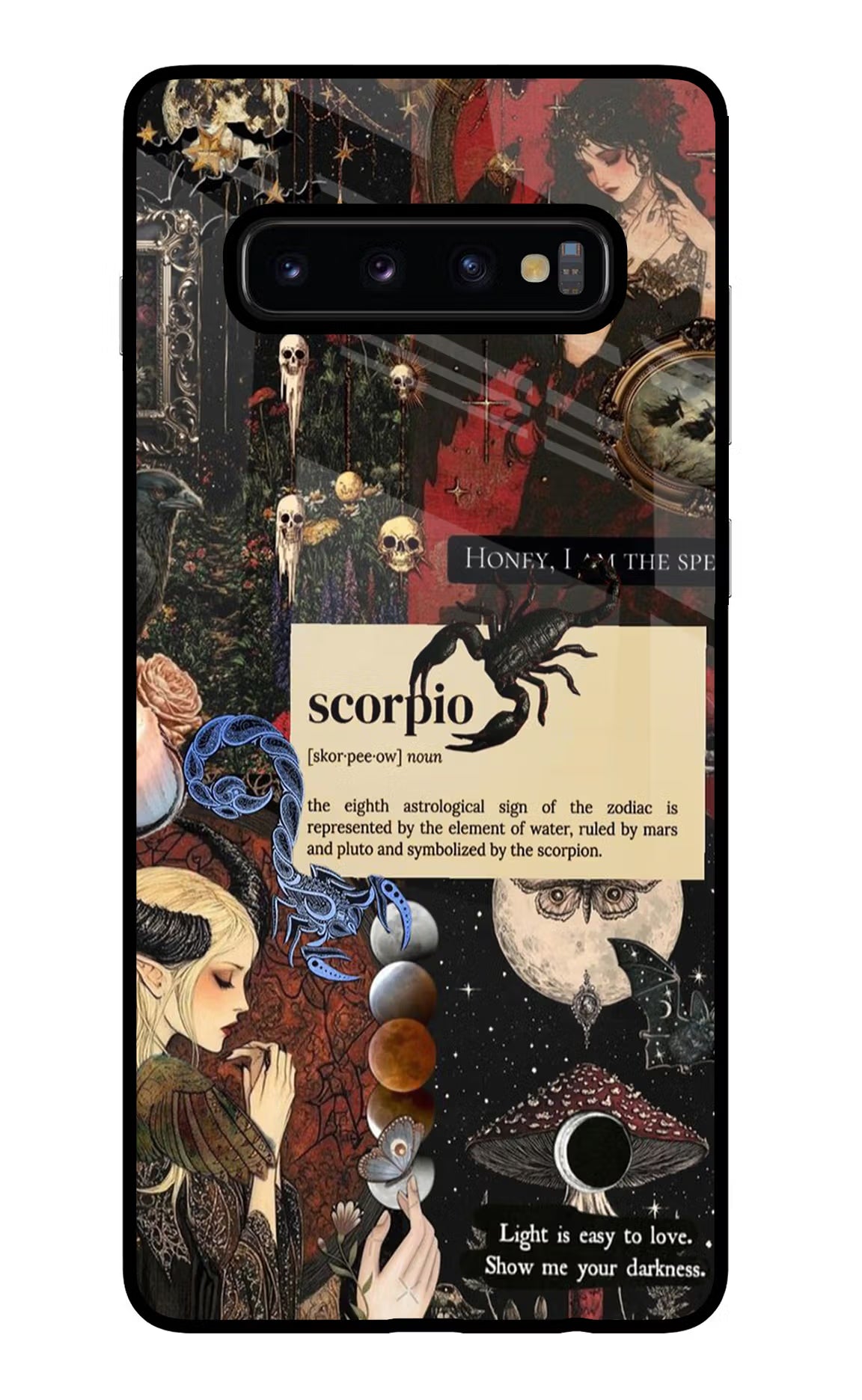 Scorpio Zodiac Samsung S10 Plus Glass Case