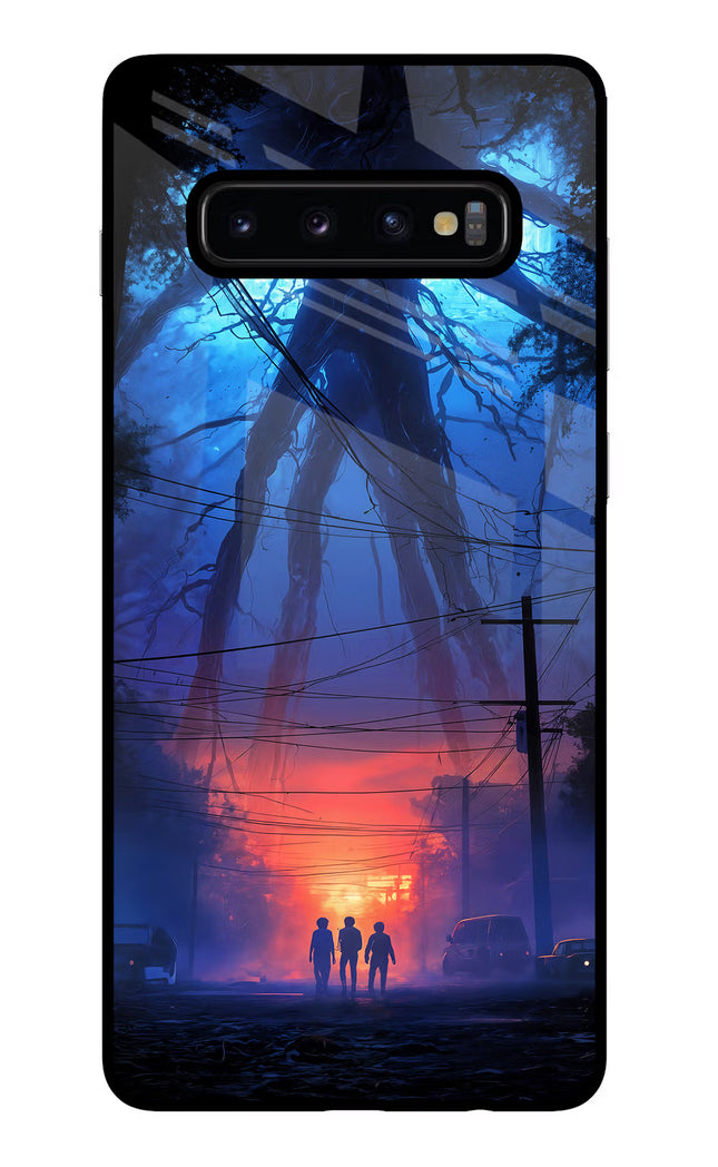 Ordinary Things Shadow Samsung S10 Plus Glass Case Back Cover by Casekaro