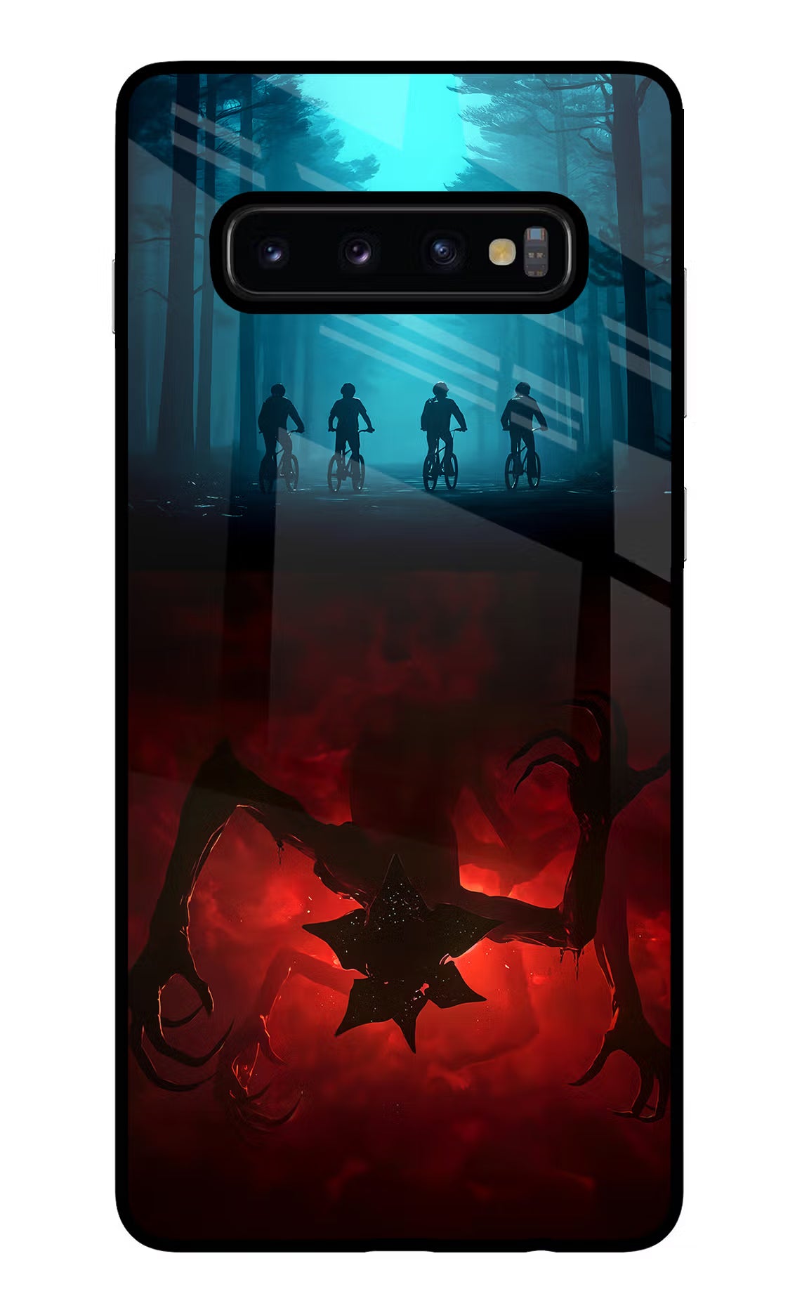 Ordinary Things Downside Up Samsung S10 Plus Glass Case Back Cover by Casekaro