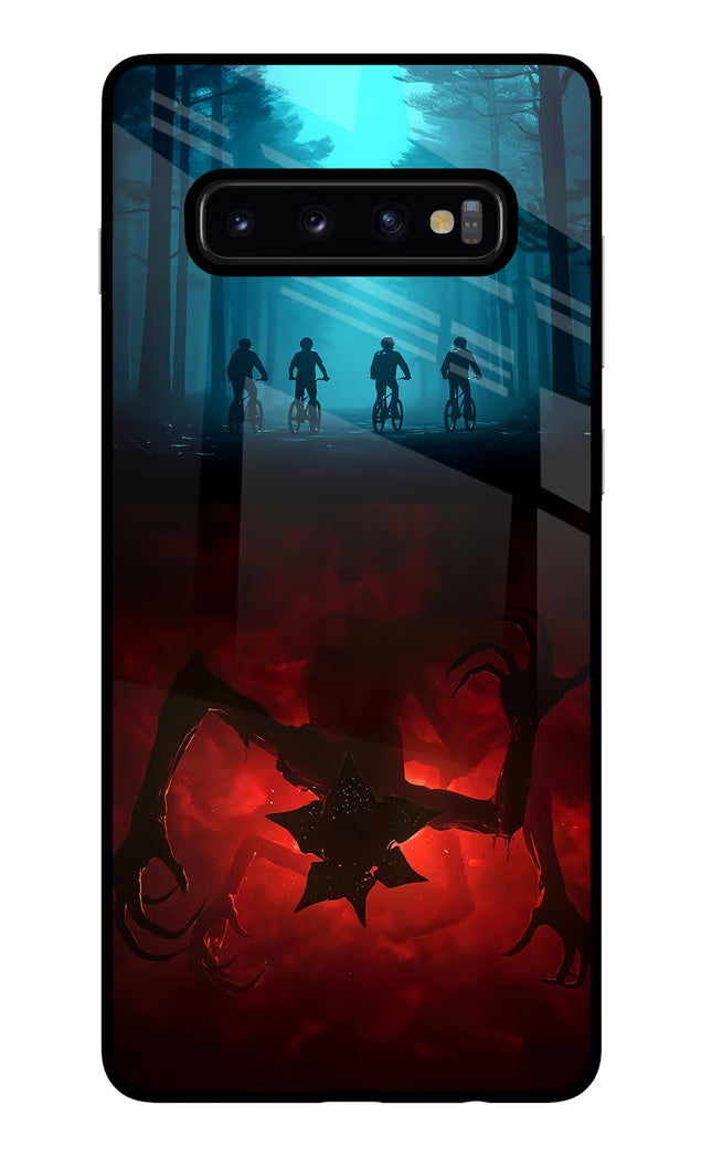 Ordinary Things Downside Up Samsung S10 Plus Glass Case Back Cover by Casekaro