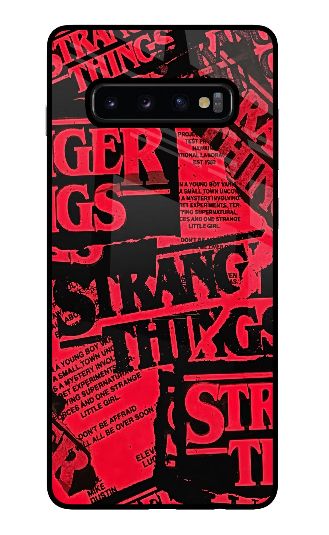 Ordinary Things Samsung S10 Plus Glass Case Back Cover by Casekaro