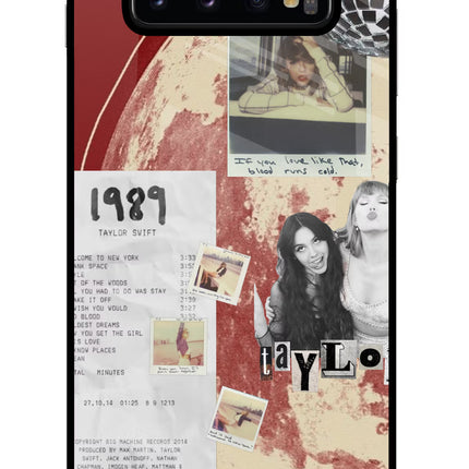 Taylor Swift Samsung S10 Plus Glass Case Back Cover by Casekaro