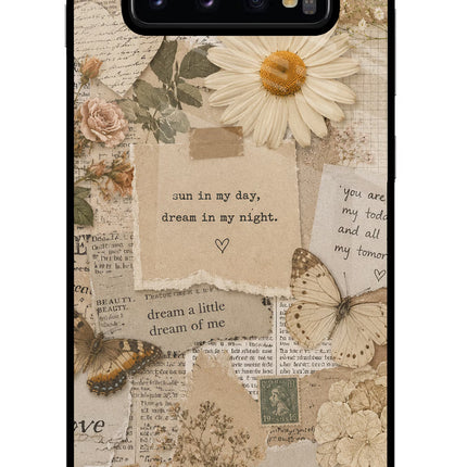 Vintage case Samsung S10 Plus Glass Case