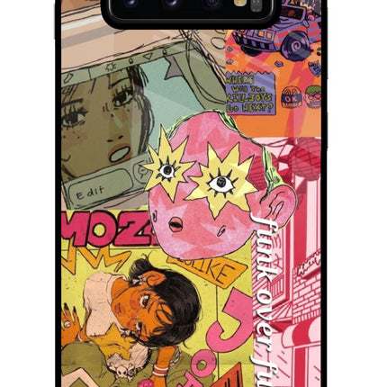 Funkover Samsung S10 Plus Glass Case