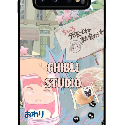 Studio Ghibli Samsung S10 Plus Glass Case