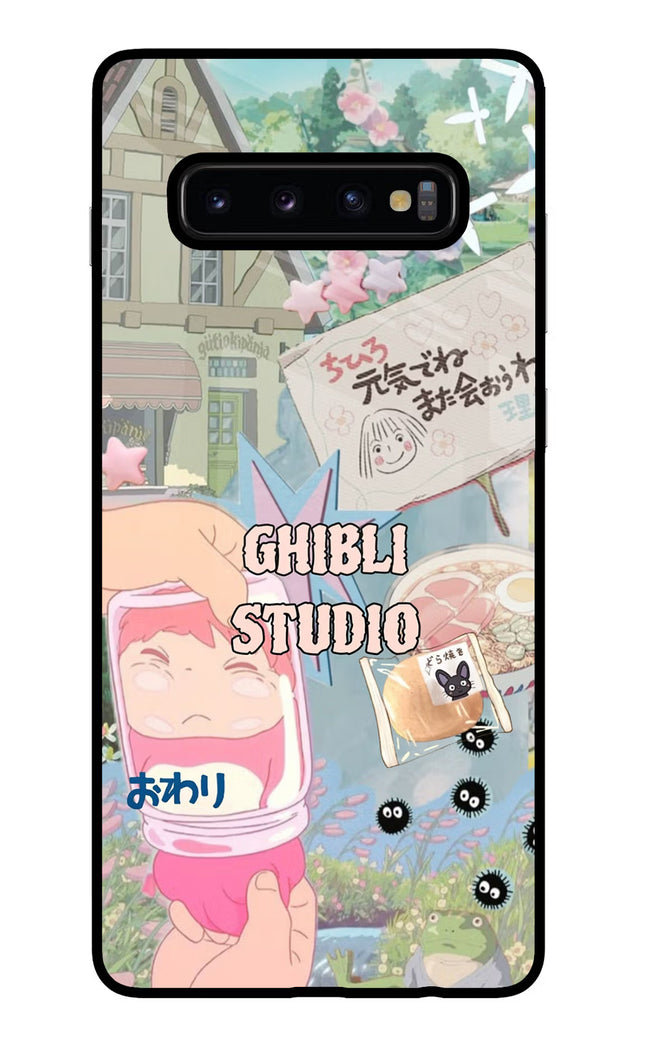 Studio Ghibli Samsung S10 Plus Glass Case