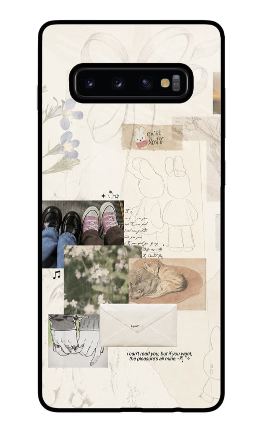 Soft Aesthetic Samsung S10 Plus Glass Case