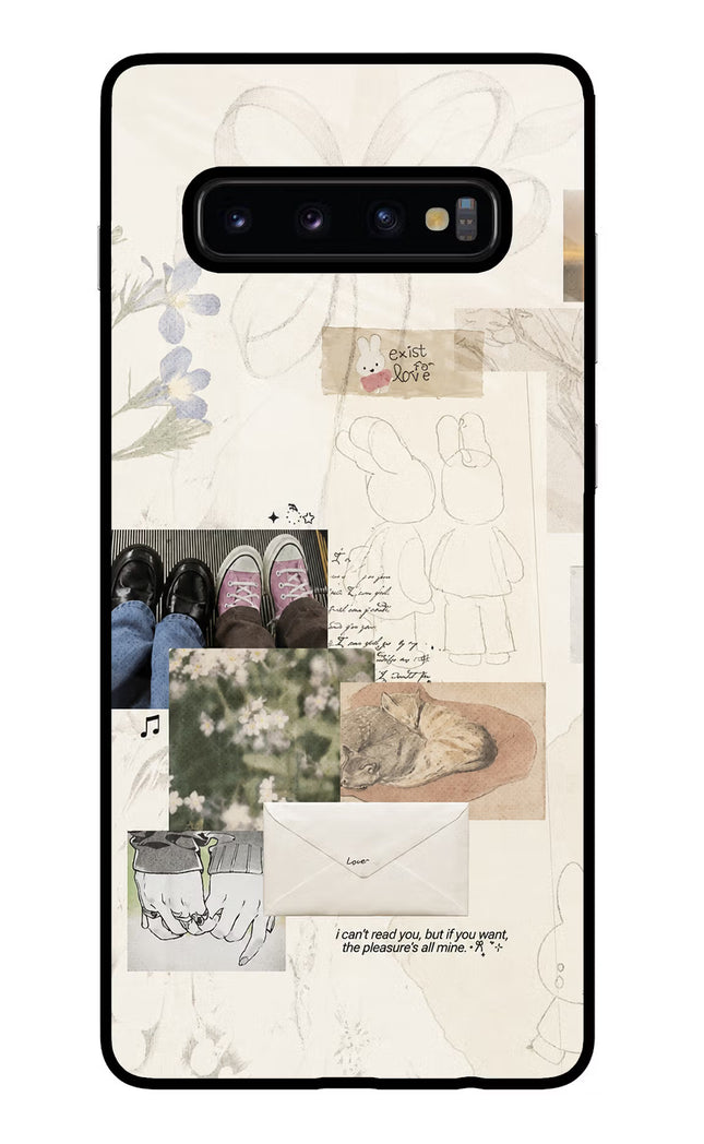 Soft Aesthetic Samsung S10 Plus Glass Case