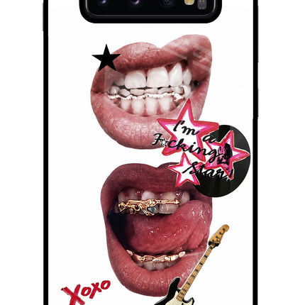 Rockstar Samsung S10 Plus Glass Case