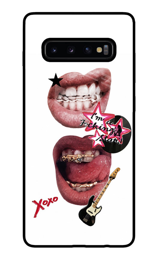 Rockstar Samsung S10 Plus Glass Case