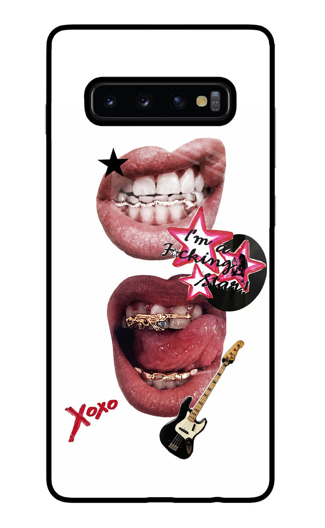 Rockstar Samsung S10 Plus Glass Case