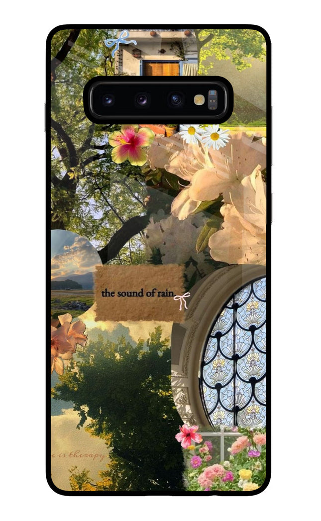 Rain Samsung S10 Plus Glass Case