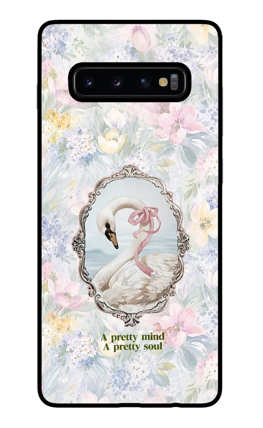 Pretty Mind Pretty Soul Samsung S10 Plus Glass Case
