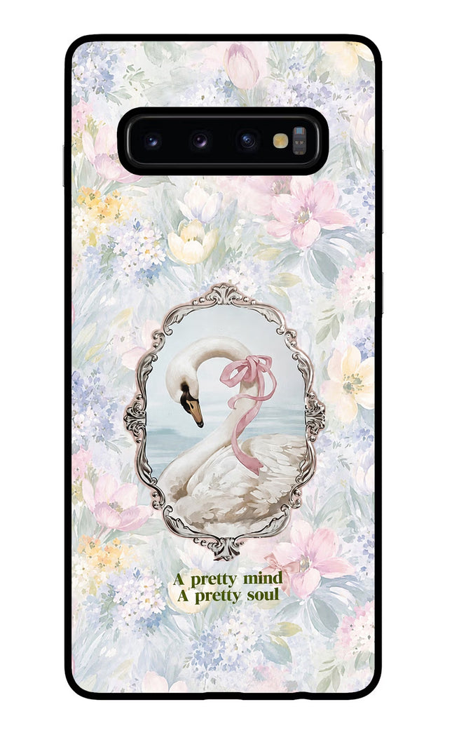 Pretty Mind Pretty Soul Samsung S10 Plus Glass Case