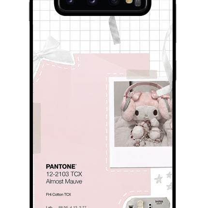 Pantone Asthetic Samsung S10 Plus Glass Case