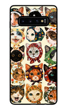 Cool Cat Samsung S10 Plus Glass Case
