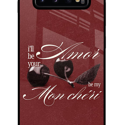 Velvet Cherry Samsung S10 Plus Glass Case