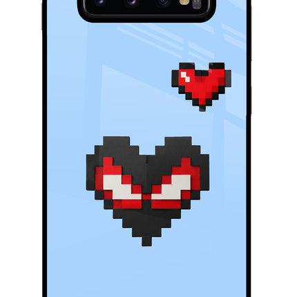Peter Heart Samsung S10 Plus Glass Case