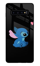 Stitch Crush Samsung S10 Plus Glass Case