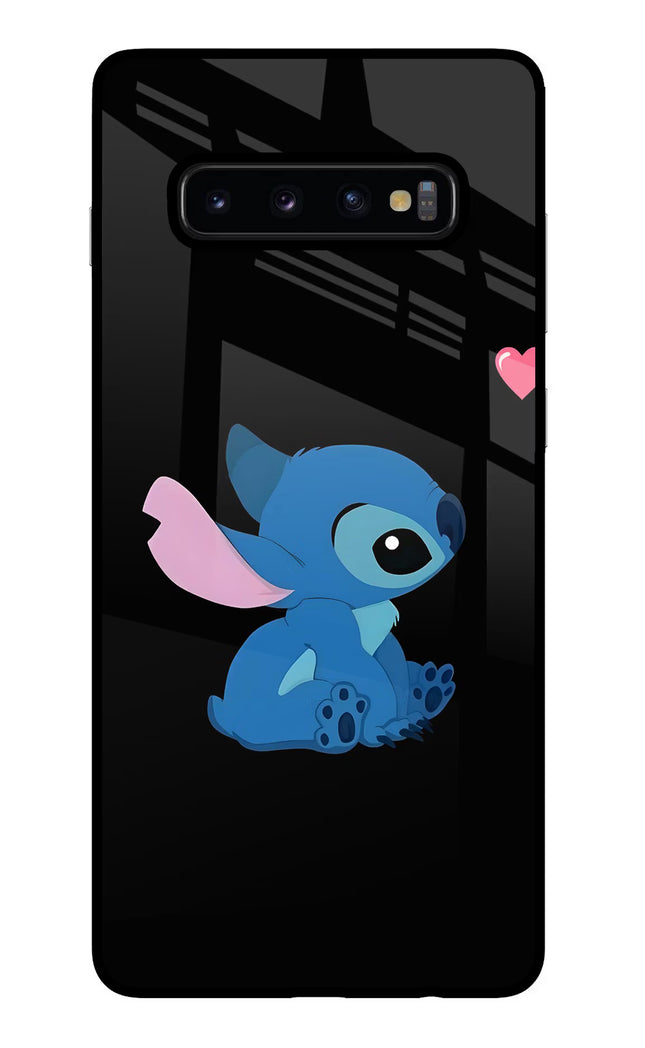 Stitch Crush Samsung S10 Plus Glass Case