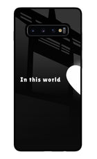 This World Samsung S10 Plus Glass Case