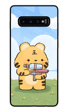 Tiger Treat Samsung S10 Plus Glass Case