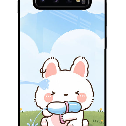 Bunny Treat Samsung S10 Plus Glass Case