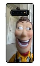 Side Eye Woody Samsung S10 Plus Glass Case