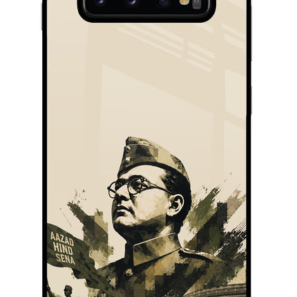 Netaji Rising Samsung S10 Plus Glass Case