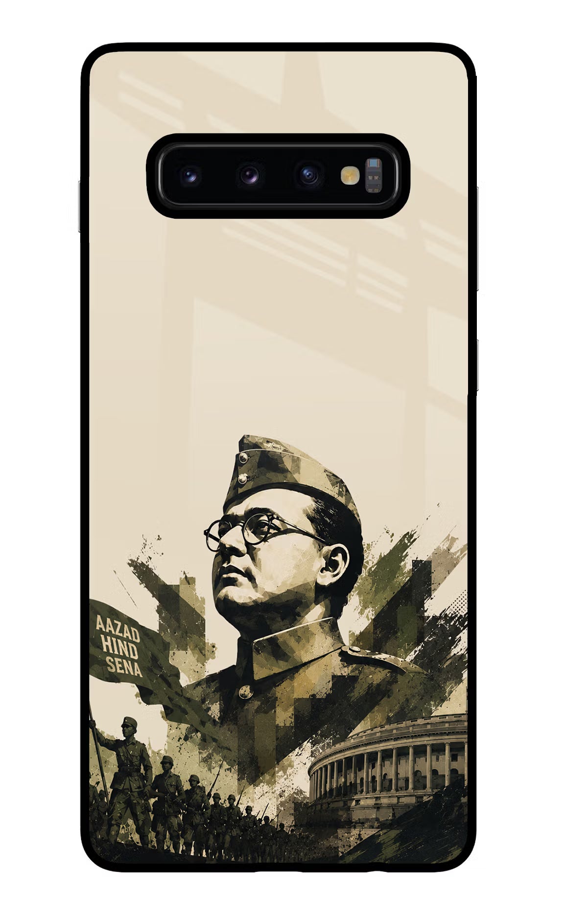 Netaji Rising Samsung S10 Plus Glass Case
