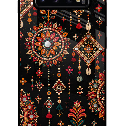 Boho Noir Samsung S10 Plus Glass Case
