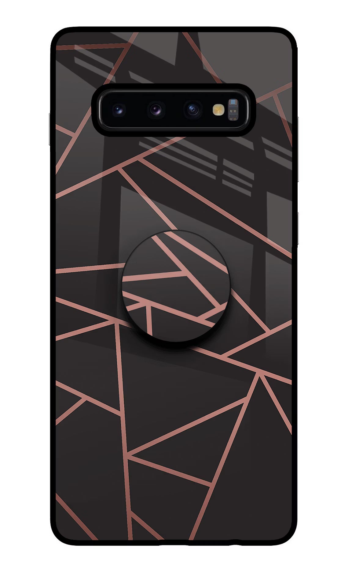 Geometric Pattern Samsung S10 Plus Pop Case by Casekaro
