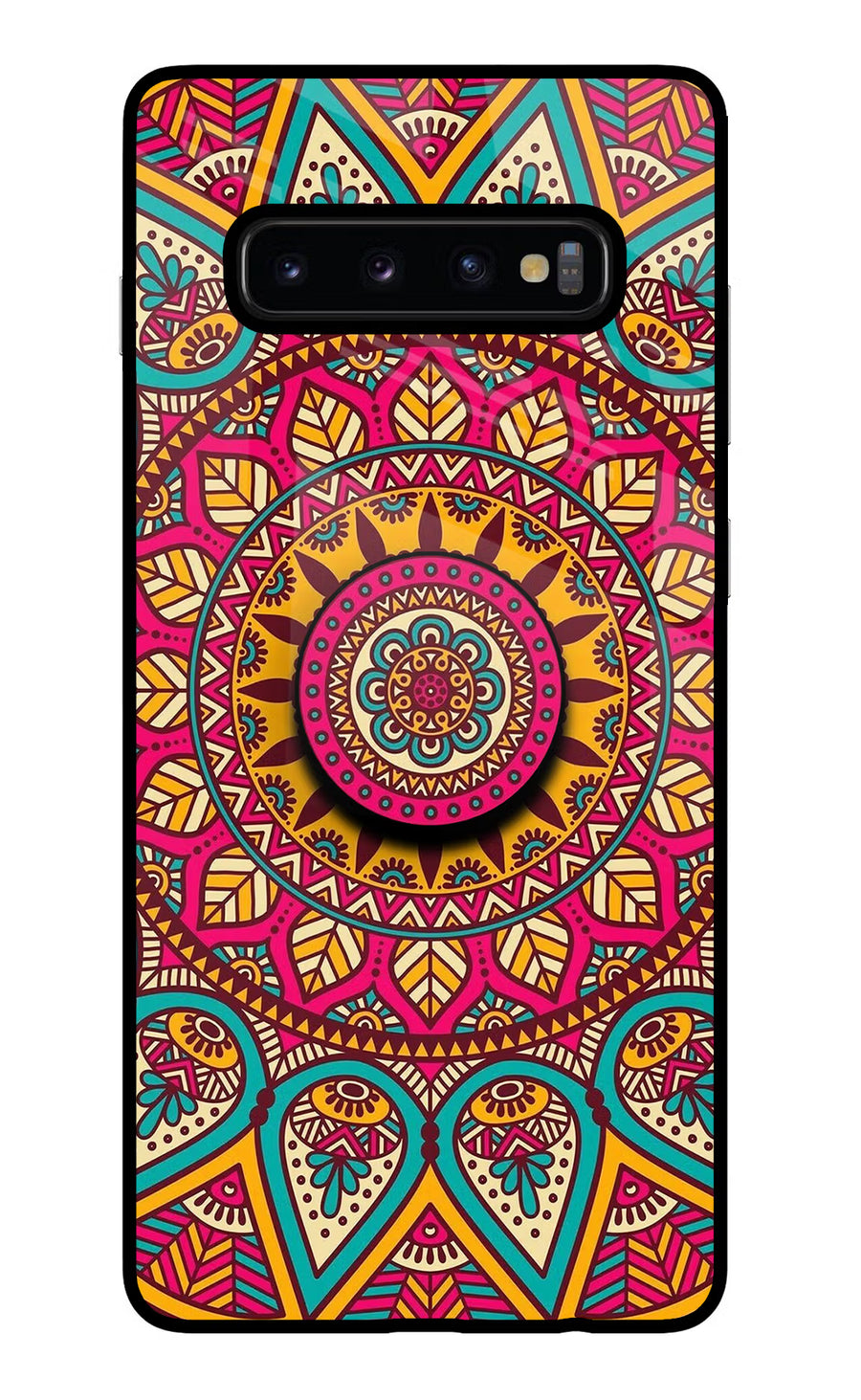 Mandala Samsung S10 Plus Pop Case, Glass case