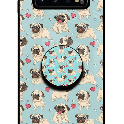 Pug Dog Samsung S10 Plus Glass Case