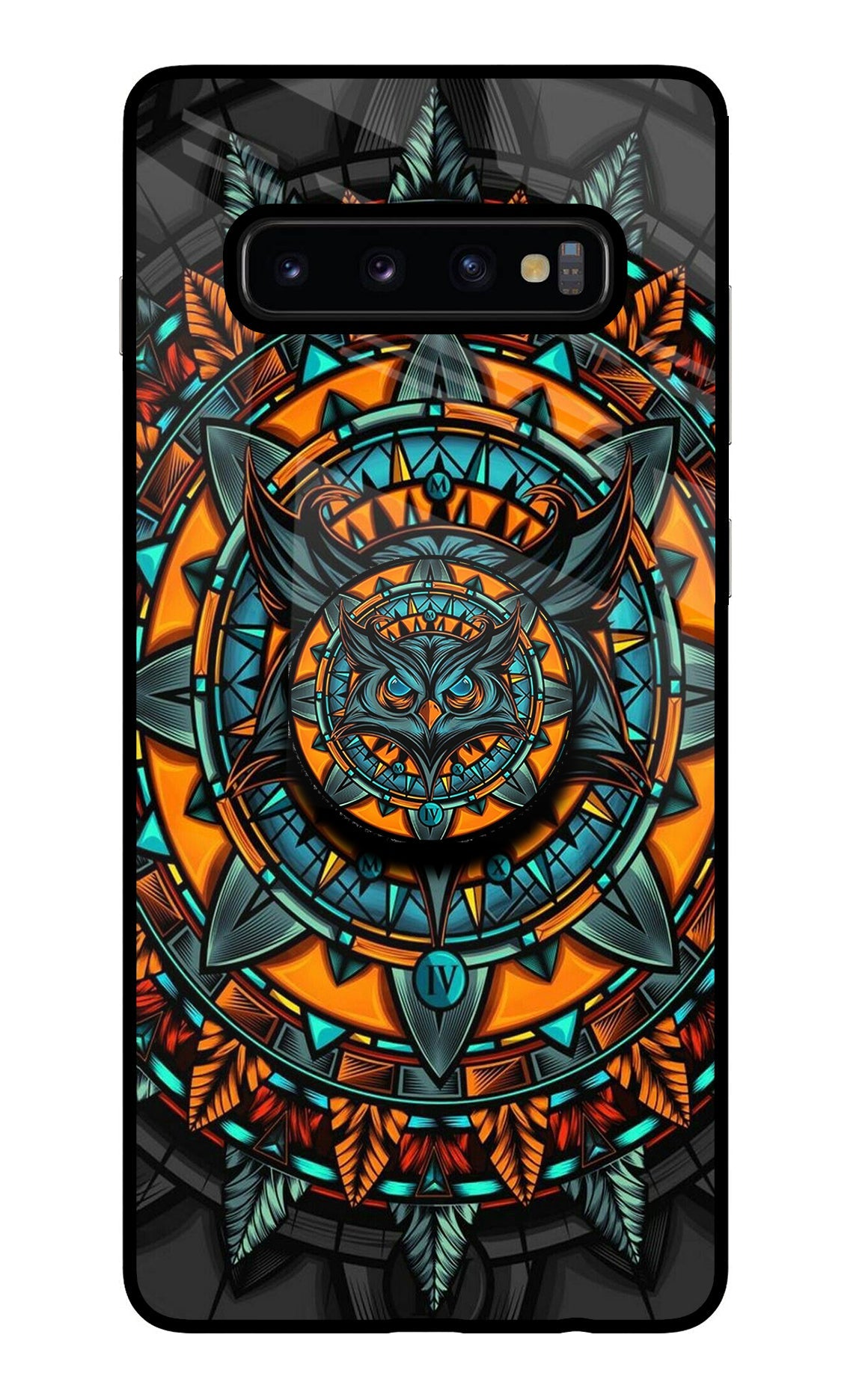 Angry Owl Samsung S10 Plus Glass Case