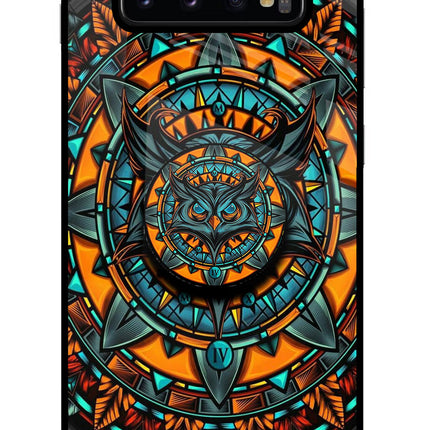 Angry Owl Samsung S10 Plus Glass Case