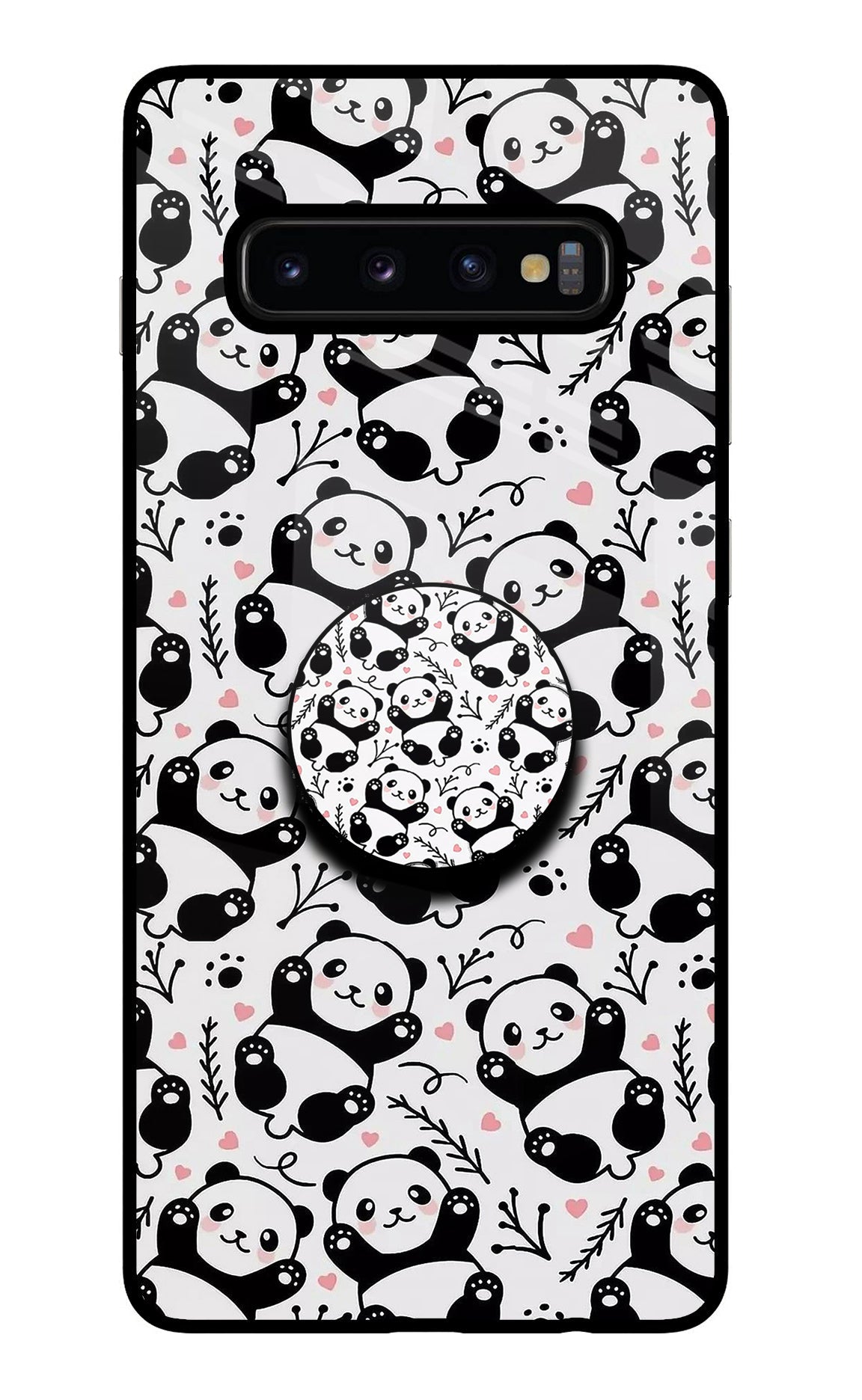 Cute Panda Samsung S10 Plus Pop Case