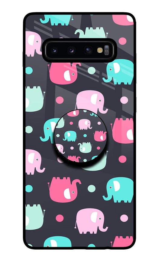 Baby Elephants Samsung S10 Plus Glass Case