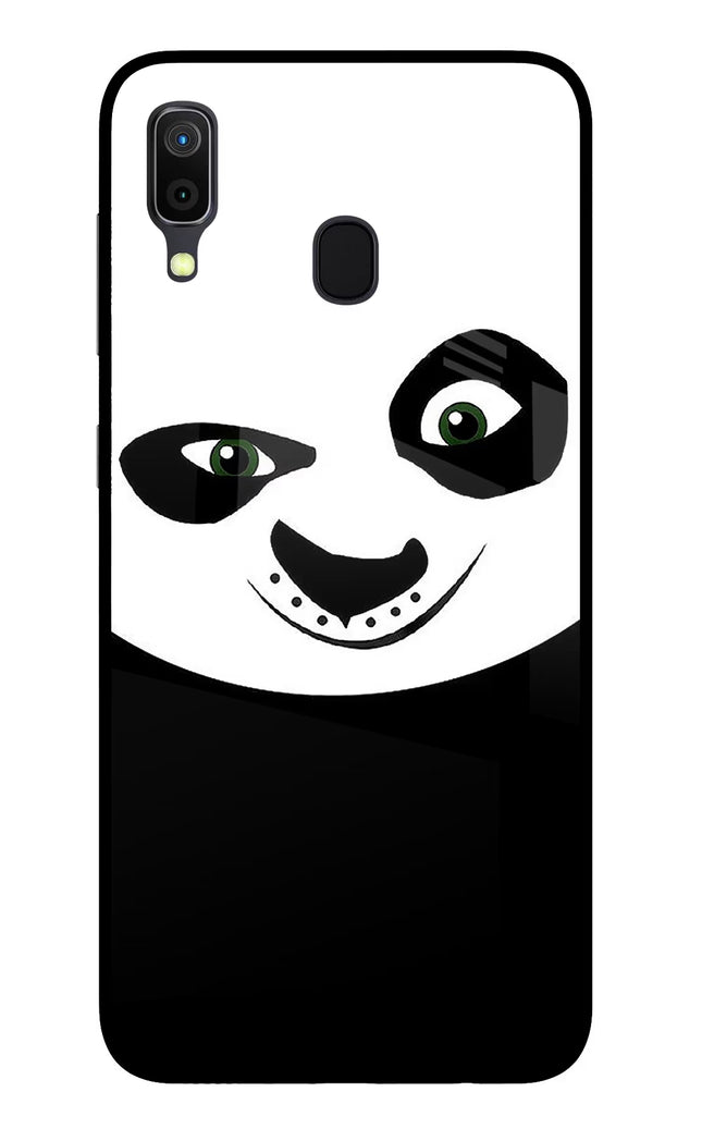 Panda Samsung A30 Glass Case Back Cover by Casekaro